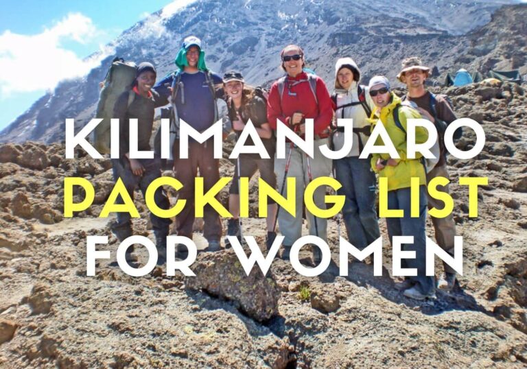 Kilimanjaro packing list for women Premium tours for women